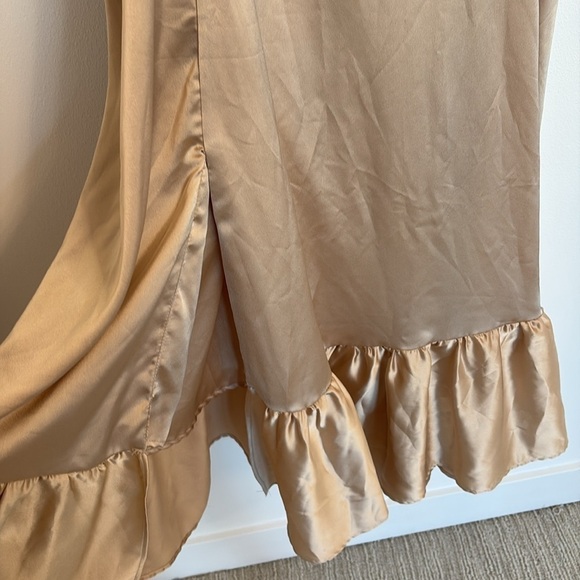 Show Me Your Mumu Clarissa Corset Maxi Dress Champagne - Picture 7 of 10